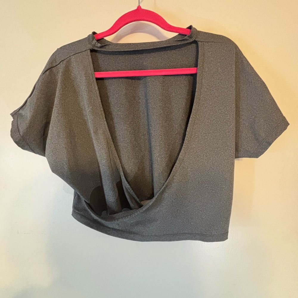 Gray Women's athletic Top